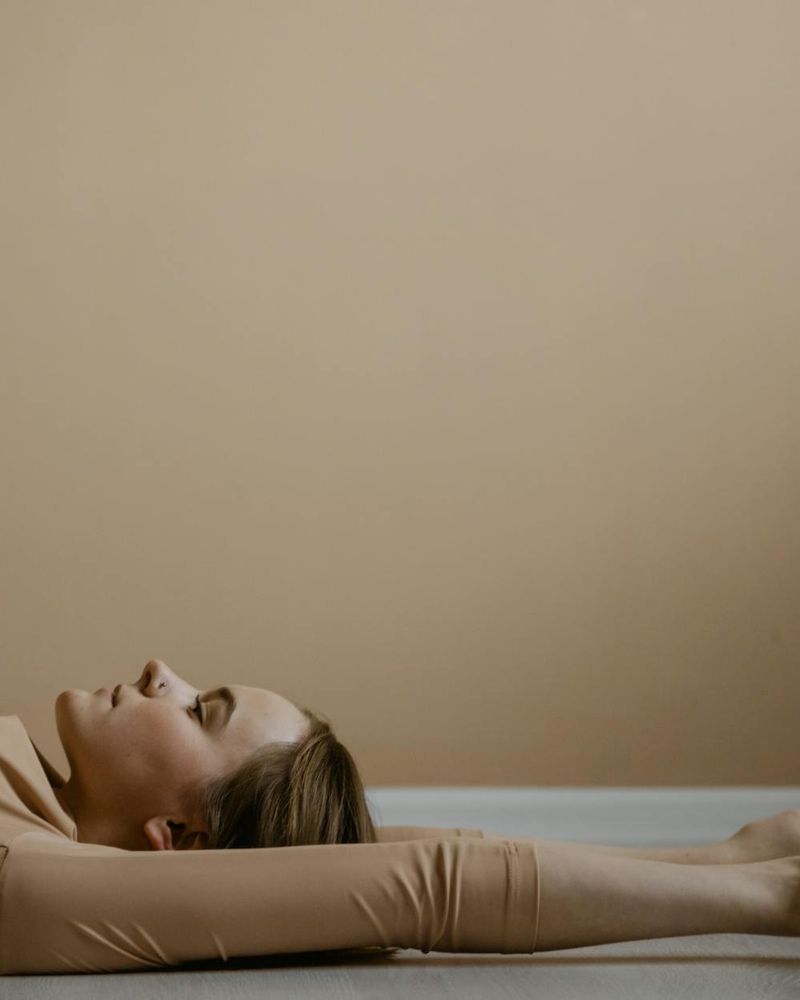 Woman stretching feeling refreshed and full of energy.